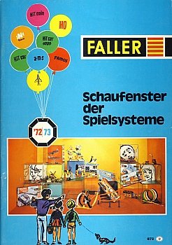 Faller Katalog 1972/1973 Titelseite