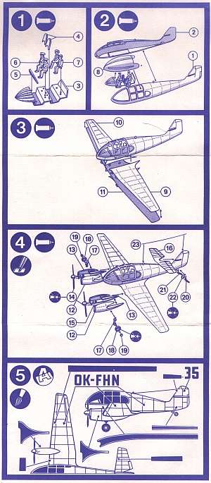 Aero 45 Bauanleitung 2. Seite