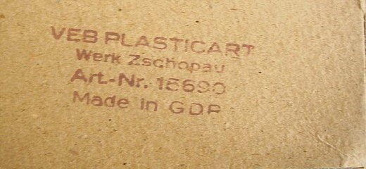 Be-6 Stempel auf Verpackung