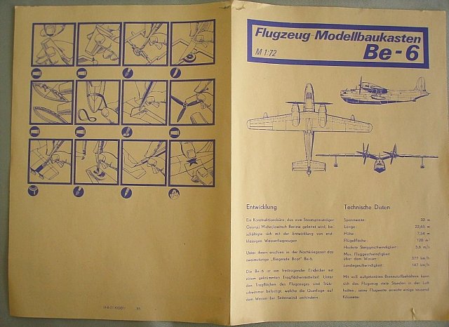 Be-6 Bauanleitung Außenseiten