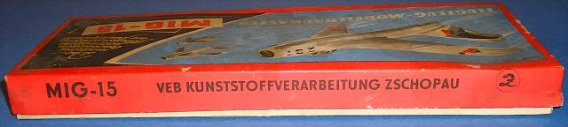 MIG-15 Verpackung Seitenteil lange Seite