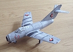 Mig-15 Kranich-Modellbogen