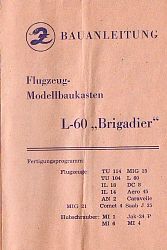 Bauanleitung L-60 Seite 1