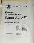 Aero 45 Bauanleitung um 1965