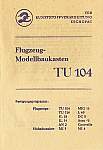 TU-104 Bauanleitung 1964