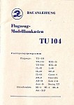 TU-104 Bauanleitung 1970