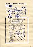 TU-134 Bauanleitung 1984 u. 1989