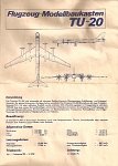 TU-20 Bauanleitung von 1989