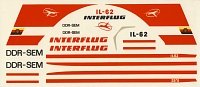 IL-62 Decal Interflug 1987