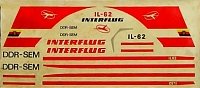 IL-62 Decal Interflug um 1986