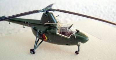 Mi-1 gebautes Modell Detail