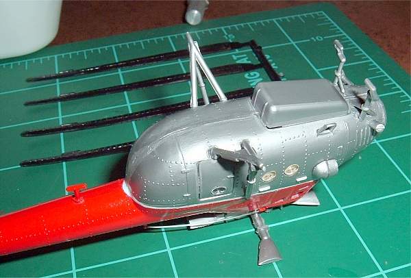Mi-4 Modell im Bau