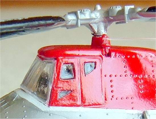 Mi-4 gebautes Modell Detail