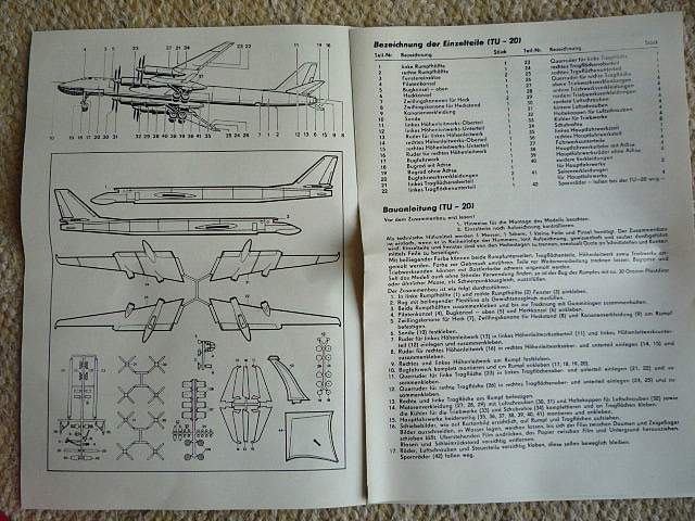 TU-20 Bauanleitung, 2. und 3. Seite