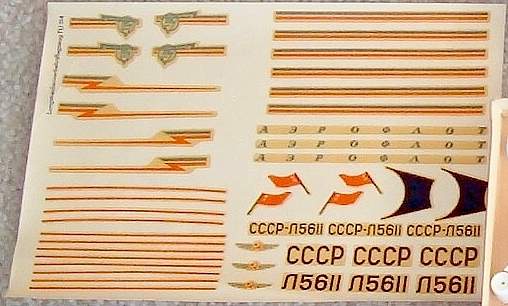 TU-114 Decals