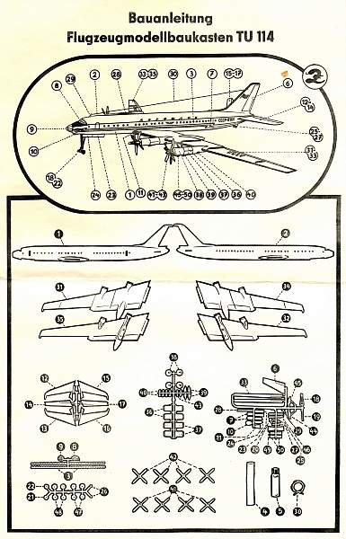 TU-114 Bauanleitung