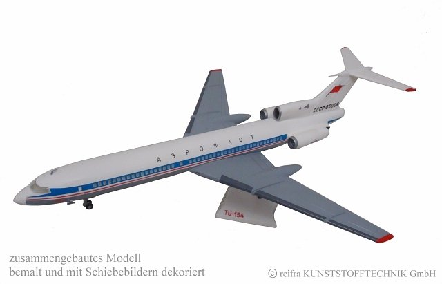 TU-154 gebautes Modell reifra