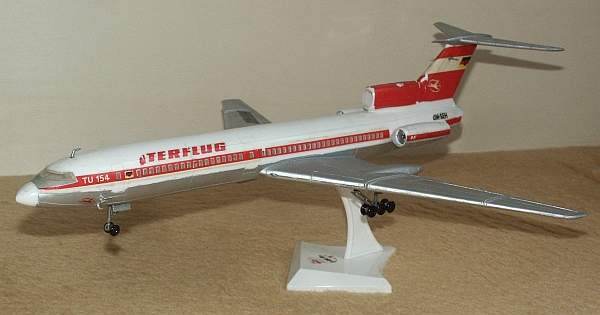 Tupolew TU - 154 gebautes Modell