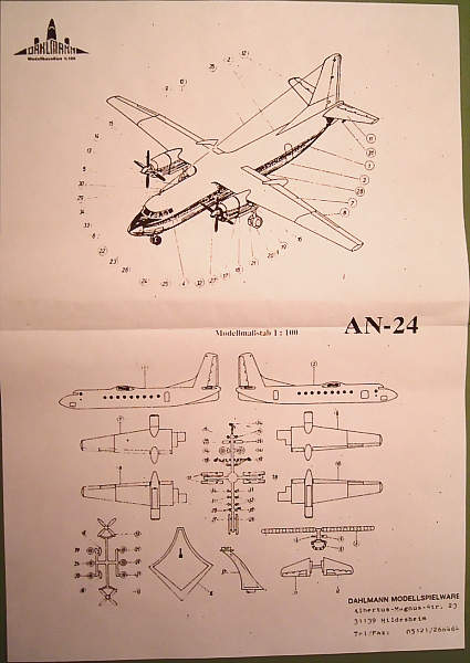 Bauanleitung AN-24