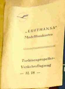 IL-18 2. Titelseite der Bauanleitung