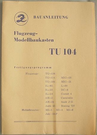 TU-104 Bauanleitung