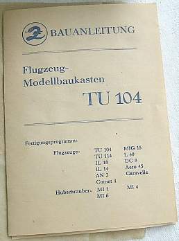 TU-104 Bauanleitung