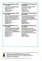 Plasticart Katalog Blatt 5 Rückseite