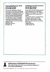 Plasticart Katalog Blatt 2 Rückseite