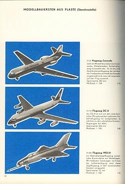 Caravelle, DC-8, MiG-21