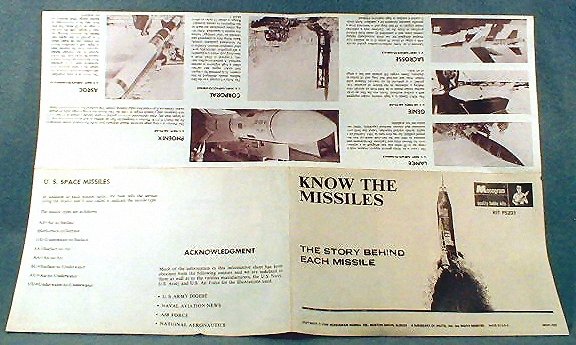 Monogram U.S. Space Missiles Beschreibung Teil 1
