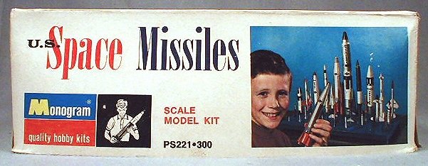 Monogram U.S. Space Missiles Verpackung Seitenteil seitlich