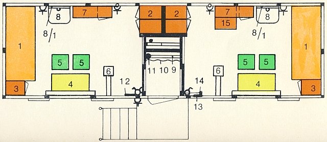 Prospekt Seite 2 Bild b2 Inneneinrichtung Grundriß Typ 5