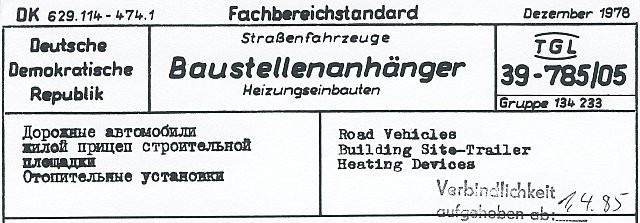 TGL 39-785/05 Kopf 1. Seite