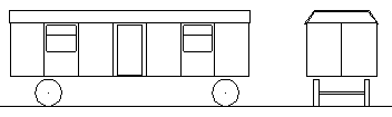 Bauwagen Flachdach