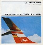 Interflug 1971 WIR FLIEGEN