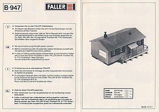 Faller B-255 Bauanleitung Seite 1