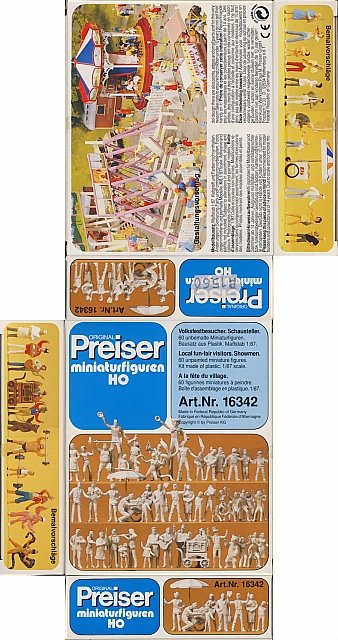 Preiser Art. Nr. 16342, Verpackung Lägsseite entfaltet