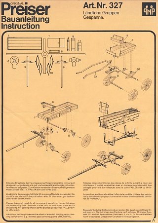 Preiser Art. Nr. 327 Bauanleitung Seite A