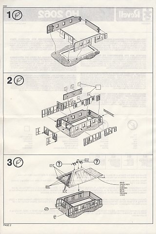 Revell H0 2062 Bauanleitung Seite 2