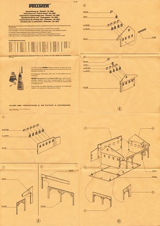 Vollmer H0 3685 Bauanleitung Seite 1