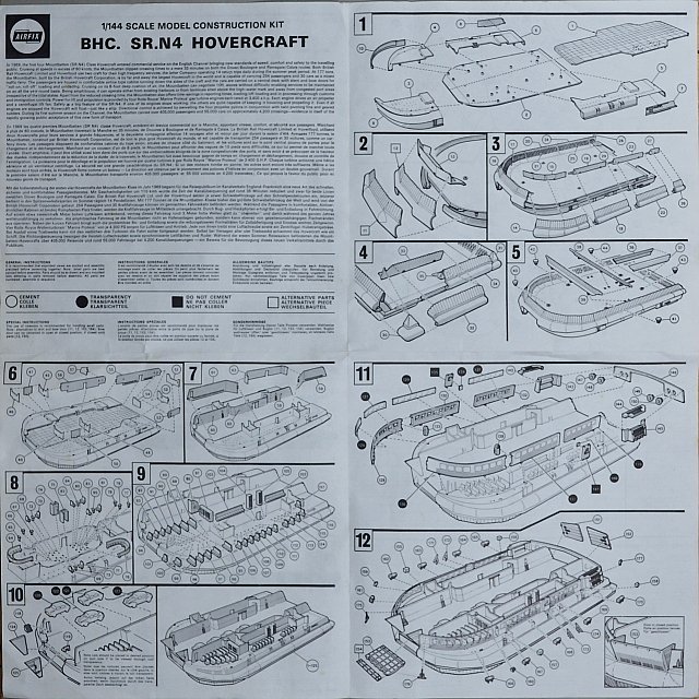 BHC SR-N4 Hovercraft Bauanleitung 1