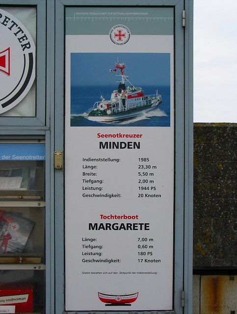 Infotafel Minden und Margarete