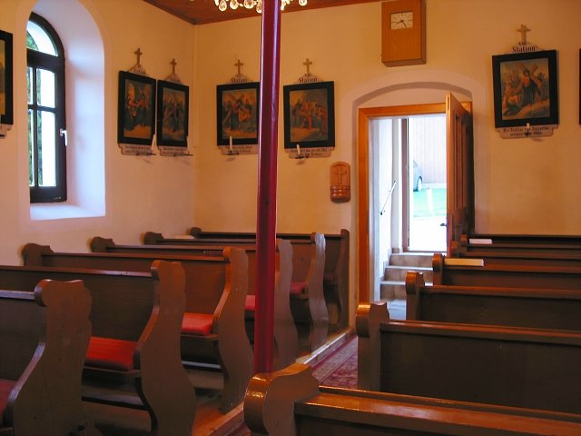 Braunegg im südlichen Waldviertel, Kapelle Innenansicht Bild 3