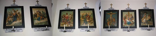 Braunegg Kapelle Kreuzwegstaion 1-7
