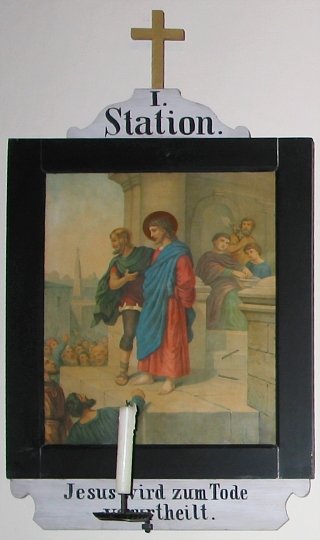 Braunegg Kapelle Kreuzwegstaion 1