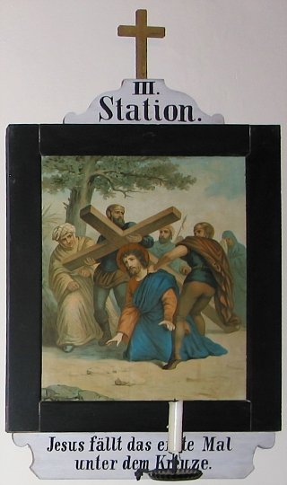 Braunegg Kapelle Kreuzwegstaion 3