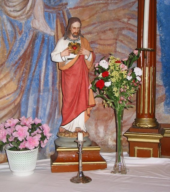 Braunegg im südlichen Waldviertel, Kapelle Herz Jesu Statue