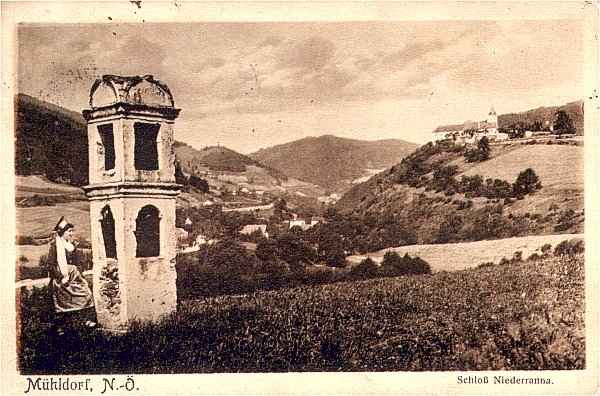 alte Ansichtskarte Burg Ranna