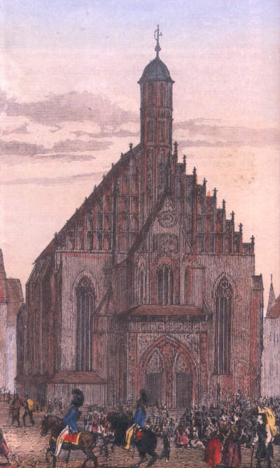 Alte Ansicht der Frauenkirche